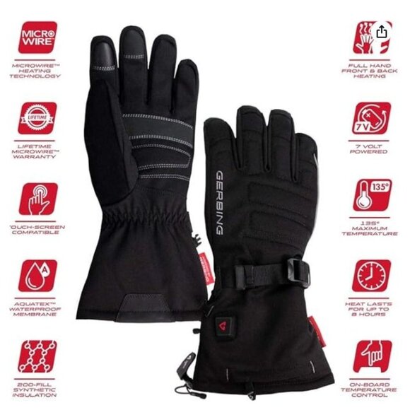 Gerbing S7 Heated Gloves Size Small Women’s NWB $249 3 Levels Heat 8 Hours Skiin - Picture 3 of 11